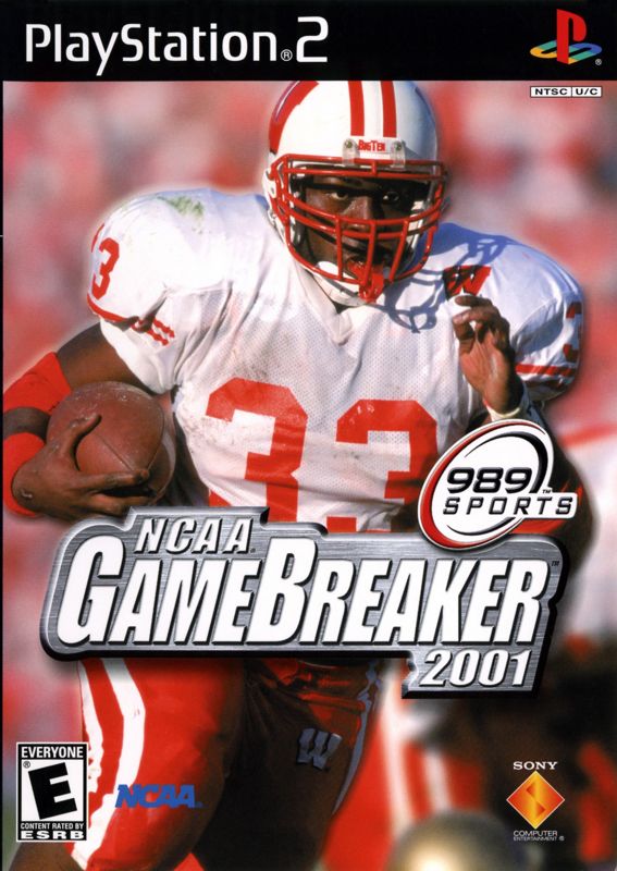 NCAA GameBreaker 2001 box art for Playstation 2